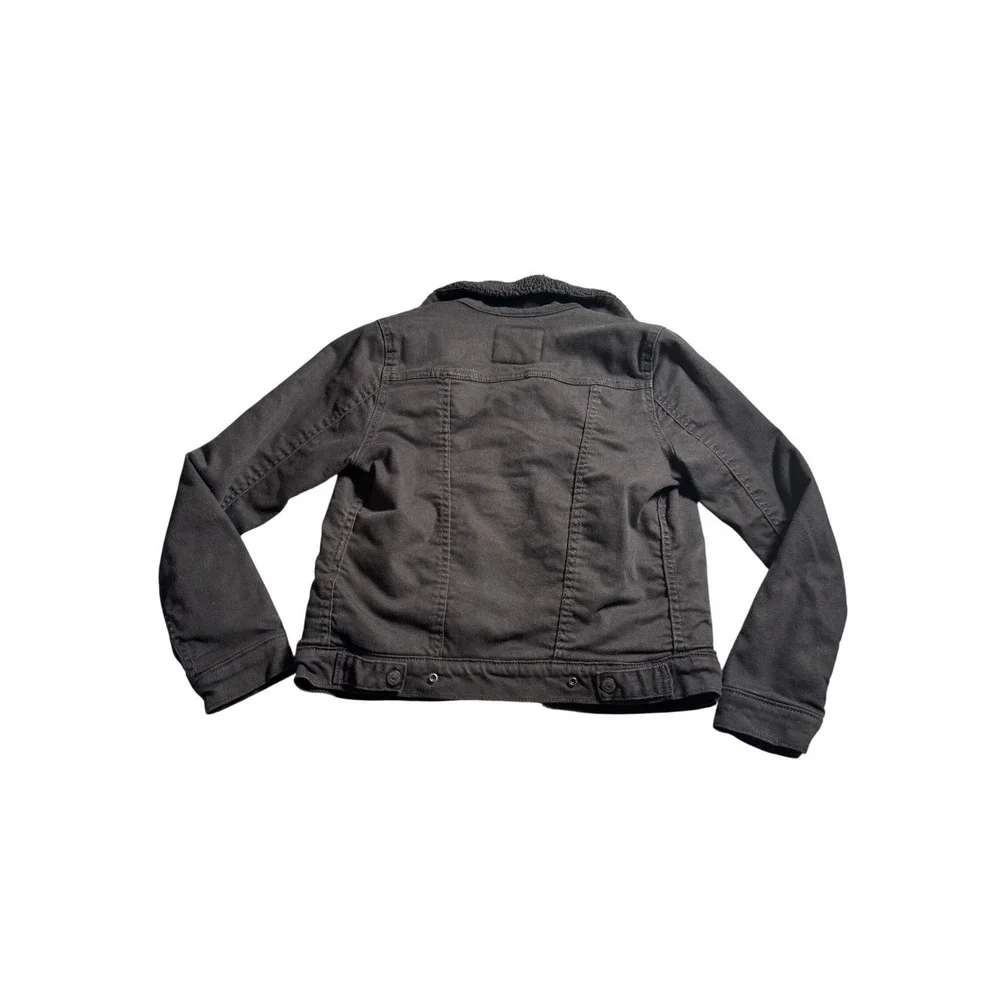 Levi's Black Sherpa-Lined Denim Jacket